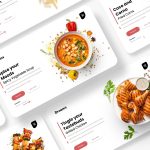 Free Food Website Headers Template