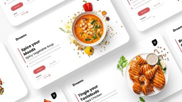Free Food Website Headers Template