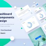Freebie Dashboard Components Design Sketch