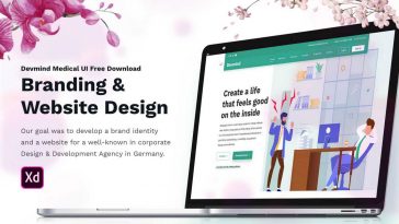 Medical UI XD Website Template