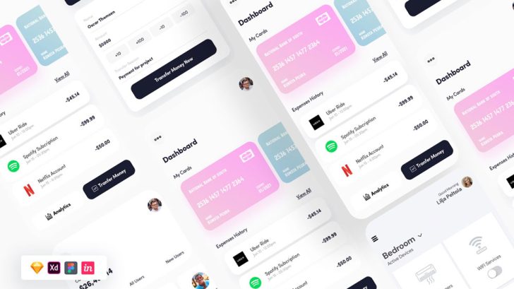 Free Free Cloud Storage App Template Figma + Sketch - Xd File