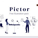 Pictor Free Figma illustration pack
