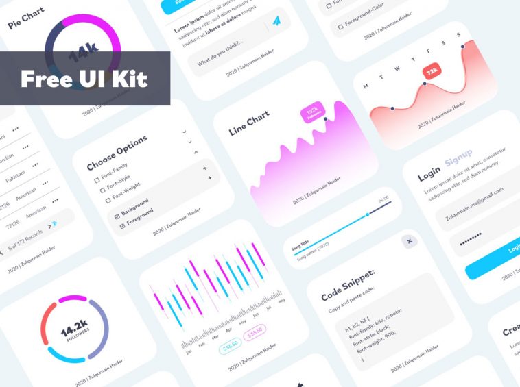 Free Element UI kit Adobe XD Resources