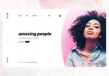Free Fashion Hero Section Template