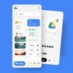 Free Google Drive XD Simple Redesign Concept