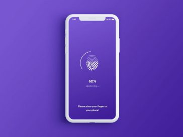 Touch ID Fingerprint XD Login Animation Template
