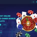 Casino Games Landing Page Free XD Template