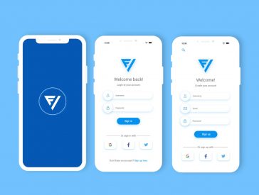 Mobile App Login SignUp UI Design