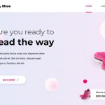 Shoe eCommerce XD Landing Page