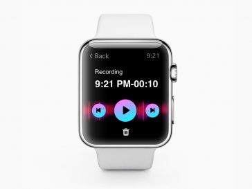 Free Apple Watch Voice Recording Concept