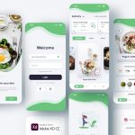 Free Diet Mobile App XD Concept Design