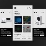 Free Microsoft Mobile Store App XD Concept