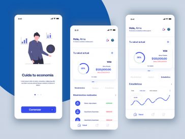 Free Wallet Mobile App Concept XD Template