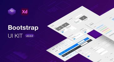 Free Adobe XD Bootstrap 5 UI Kit