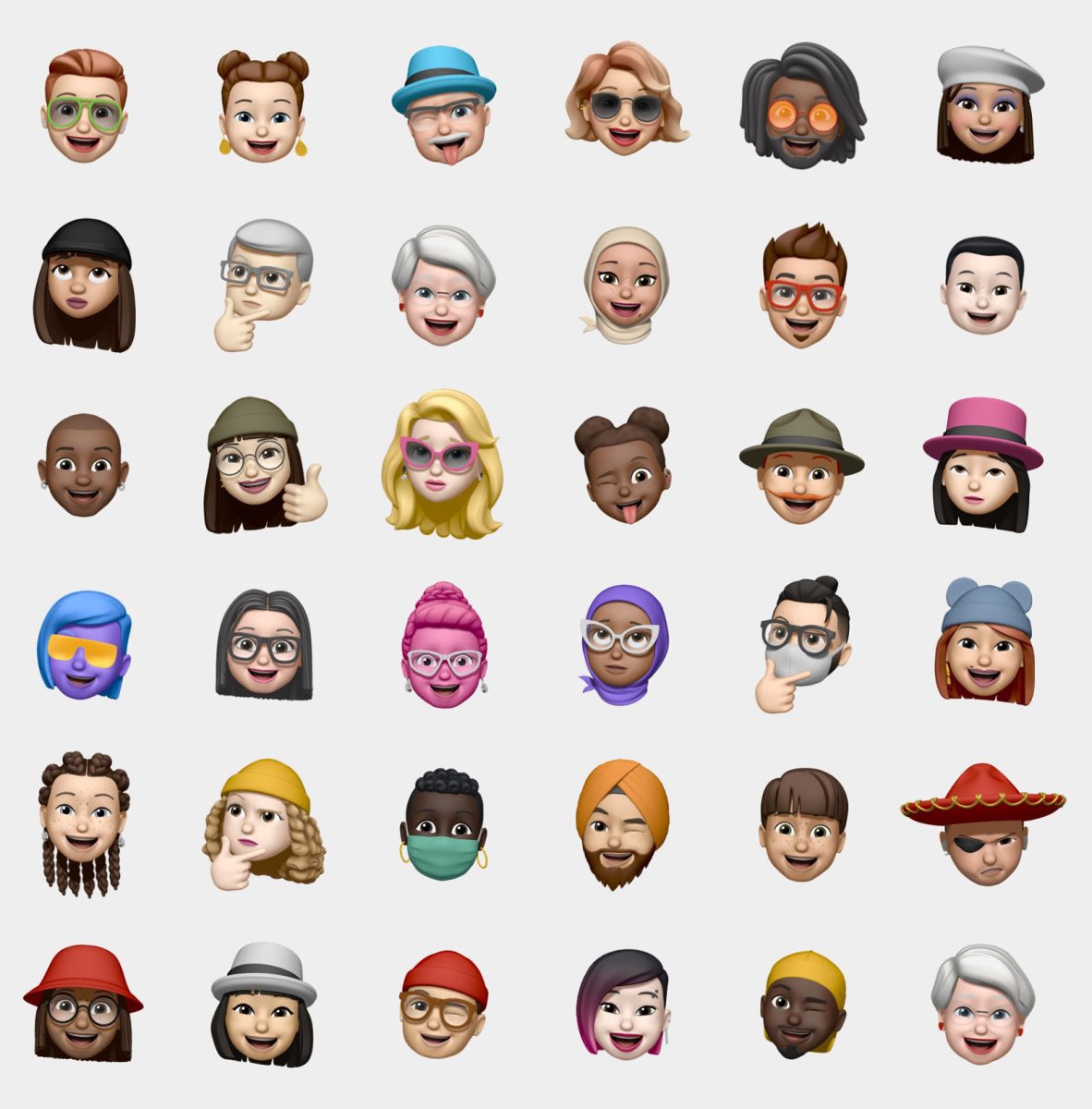 Free Memoji Avatars XD