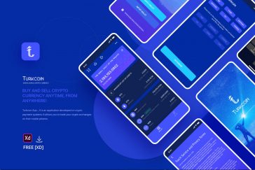 Free Turkcoin Crypto XD App Template