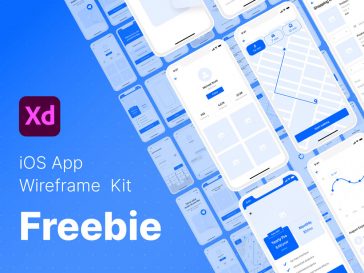 Free XD Wireframe Kit for iOS