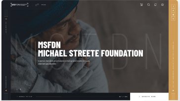 Free Charity Website XD Template