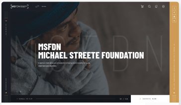 Free Charity Website XD Template