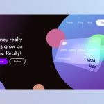 Free Financial Landing Page XD Template