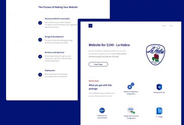 La Habra XD Website Template