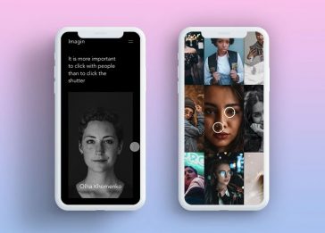Image Gallery View XD Animation Template