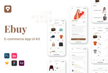 Free Ecommerce UI Kit for Adobe XD
