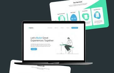 Agency XD Website Template