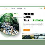 Free Vietnam Travel Adobe XD Landing Page