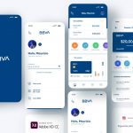 BBVA Adobe XD Free Banking App Template