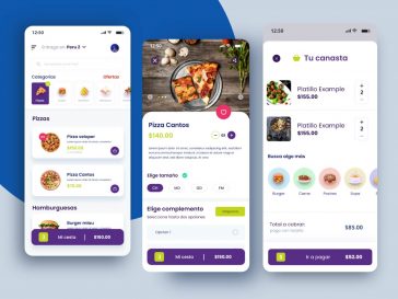 Delivery Mobile App Concept XD Design