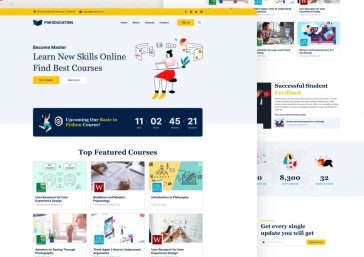 Multipurpose Website XD Template