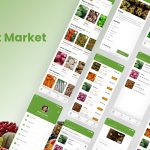 Fruits and Vegetable Market Free UI Kit for XD