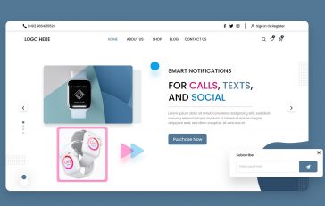 Smart Watch XD Landing Page