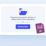 Drag and Drop Upload XD Animation Template