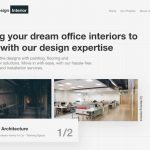 Adobe XD Interior Design Landing Page Concept