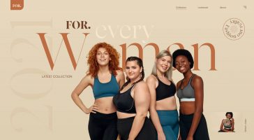 Fashion Beauty Adobe XD Website Template