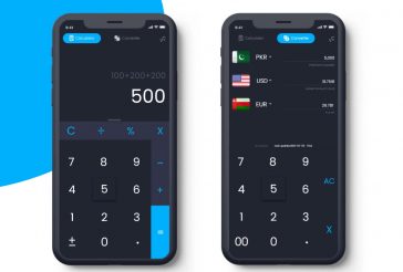 Free Adobe XD Calculator Concept Template