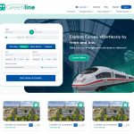 Online Train Ticket Booking Service XD Website Template