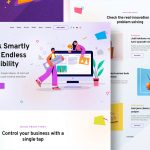 Creative Startup Agency Website Landing Page PSD