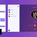 Direct Messaging Desktop App XD Template