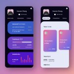 Mobile Banking App Concept XD Template