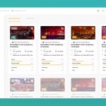Free Event Management XD Dashboard Template