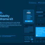 Bloo Free Wireframe UI Kit