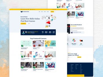 Little Squirrel - Free Landing Page for Adobe XD