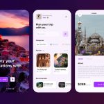 Travel App Concept Design XD template