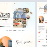 Coworking Website Template For XD