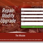 Certified Motorcycle Repair Website Service Page Xd Template