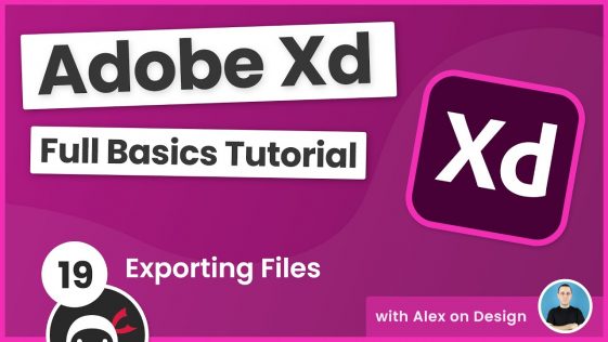 Adobe Xd Basics Tutorial - Exporting Files from Adobe Xd