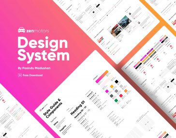 Free Design System Kit Adobe XD